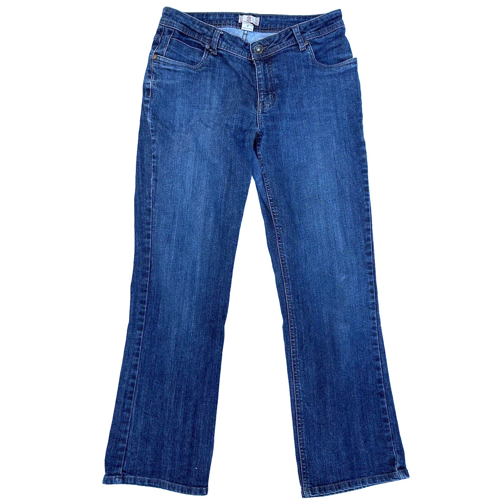 NRJ Bootcut Jeans Women's Size 8 Petite Blue 5-Pocket Mid Rise Medium Wash‎
